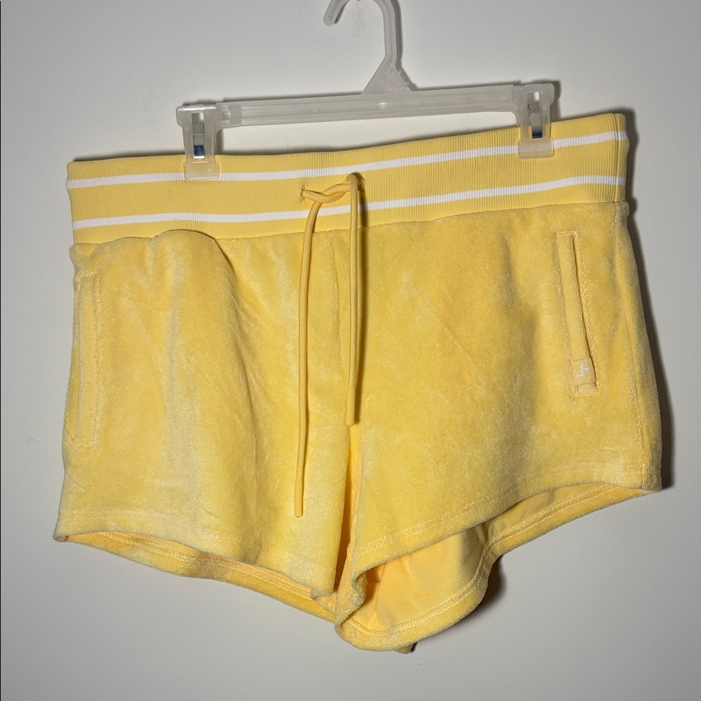 JoyLab Yellow Terry Drawstring Athletic Shorts